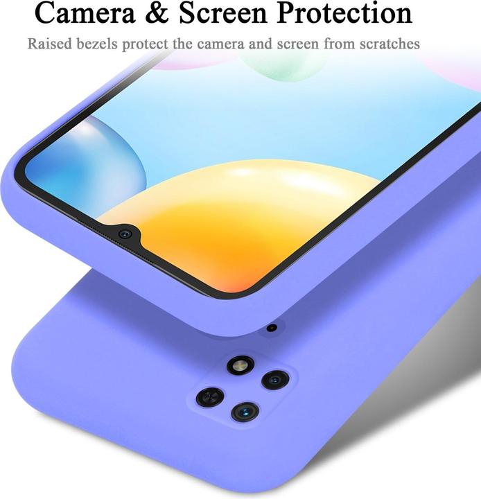 Actual product image Cadorabo TPU Liquid Silicone Case Cover for Xiaomi RedMi 10C / POCO C40 (Xiaomi Poco C40, Xiaomi Redmi 10C)