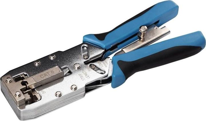 Actual product image Netrack 100-07 zaciskarka RJ45 8p+6p+4p+AMP cat. 6, kontrola docisku (30 mm)