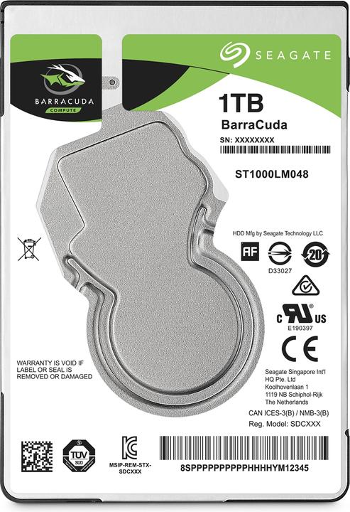 Seagate BarraCuda (1 TB, 2.5", SMR)