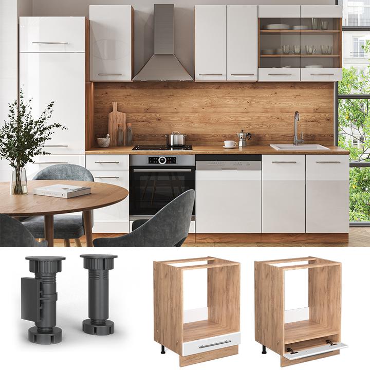 Image du produit Vicco Herdumbauschrank Fame-Line (60 x 51.5 x 81.5 cm)