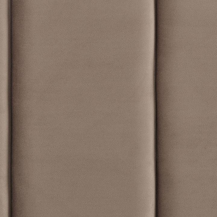 Produktbild Beliani Polsterbett Samtstoff taupe Lattenrost 140 x 200 cm VILLETTE (140 x 200 cm)