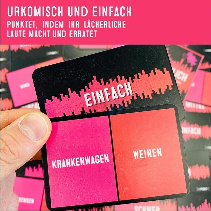 Actual product image Gamely LAUT & LAECHERLICH - Beeps, squeaks, grunts, howls and laughs your way to victory (German)