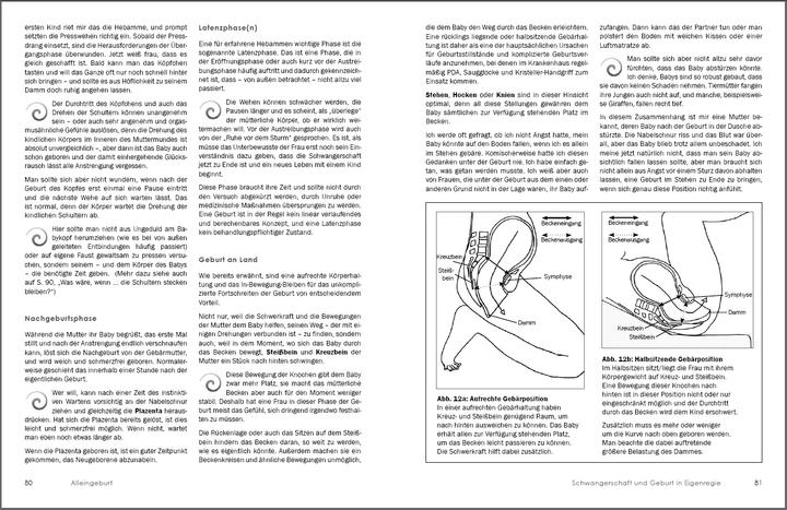 Produktbild Alleingeburt - Schwangerschaft und Geburt in Eigenregie (Deutsch, Sarah Schmid, 2014)