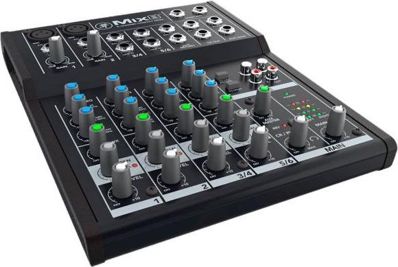 Produktbild Mackie Mischpult Mix8 8-Kanal Kompaktmixer mit XLR-Kabel (Studio- und Livemixer)
