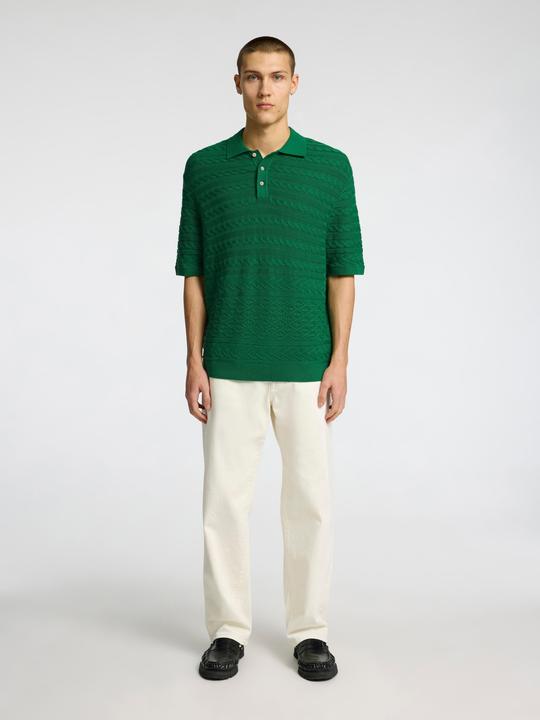 Actual product image Selected Homme Kurzärmeliges Polohemd aus Strick (XL)