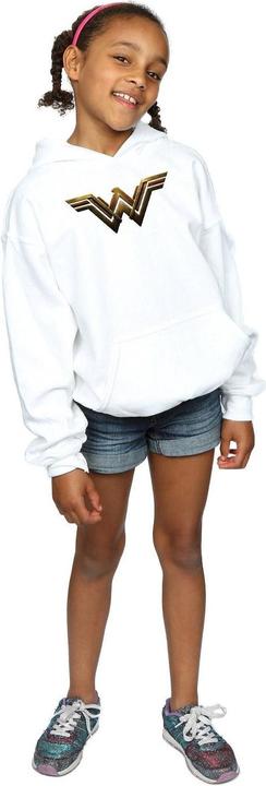 Image du produit - Sweat à capuche JUSTICE LEAGUE MOVIE WONDER WOMAN EMBLEM - Fille (152, 158)