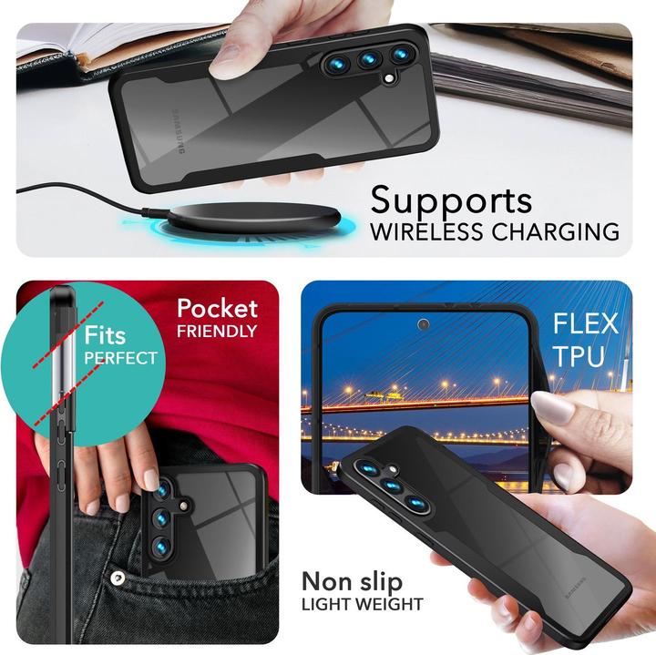 Image du produit Nalia Étui hybride clair à 360 degrés (Samsung Galaxy S24+)