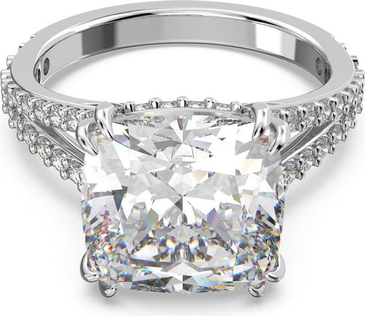 Produktbild Swarovski Constella Cocktail Square Ring Silber (55)