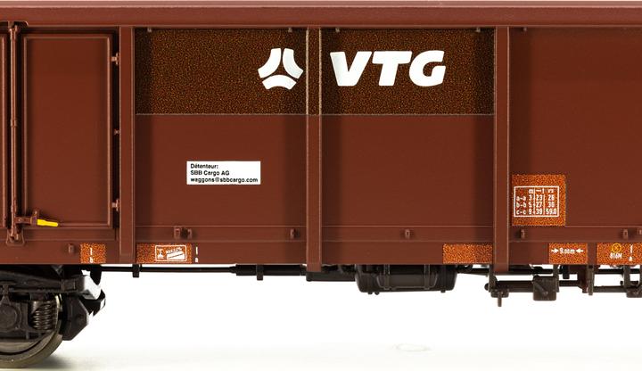 Actual product image Piko Set of 2 Off. Goods wagon Eaos beet transport CH VTG VI (Track VI)