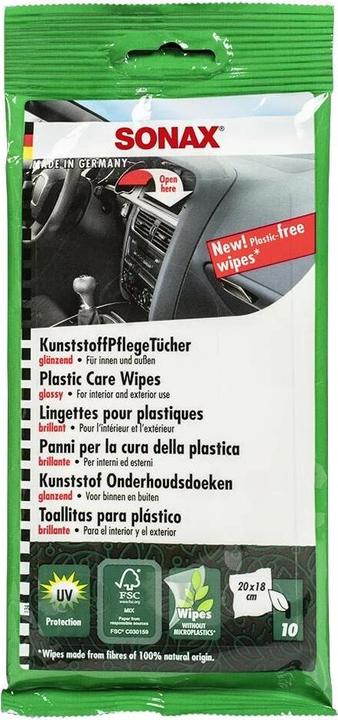 Sonax Panni di plastica "lucidi" in confezione da 10 pezzi.
