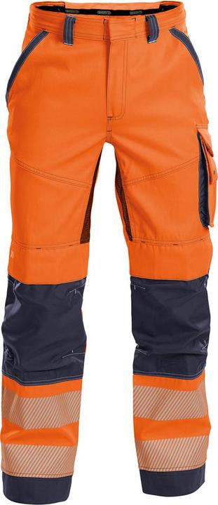 Produktbild Dassy Sommer Warnschutzhose Odessa neonorange/dunkelblau Gr. 48 (42)