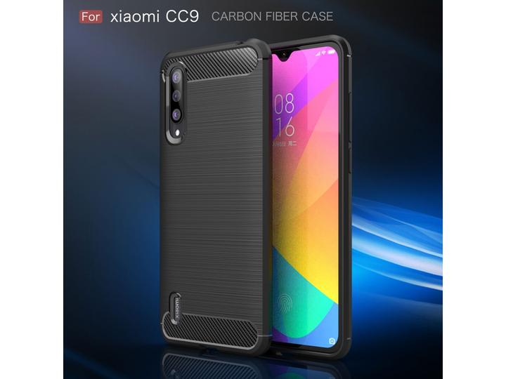 Image du produit Screenguard Xiaomi Mi 9 Lite Housse Carbon Brushed Soft TPU (Mi 9 Lite)