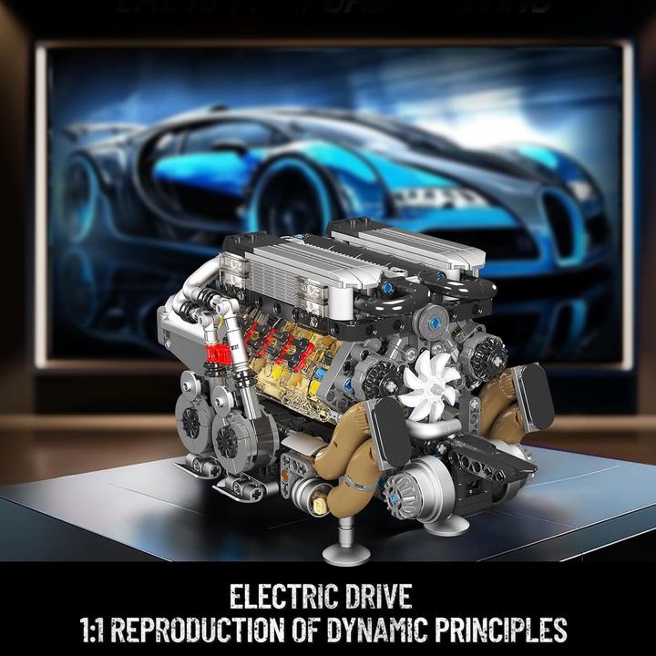 Actual product image Mould King BGT W16 Engine Motor