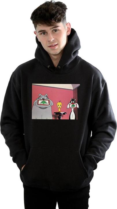 Immagine prodotto Looney Tunes Christmas Postcard Felpa con Cappuccio Uomo (S)