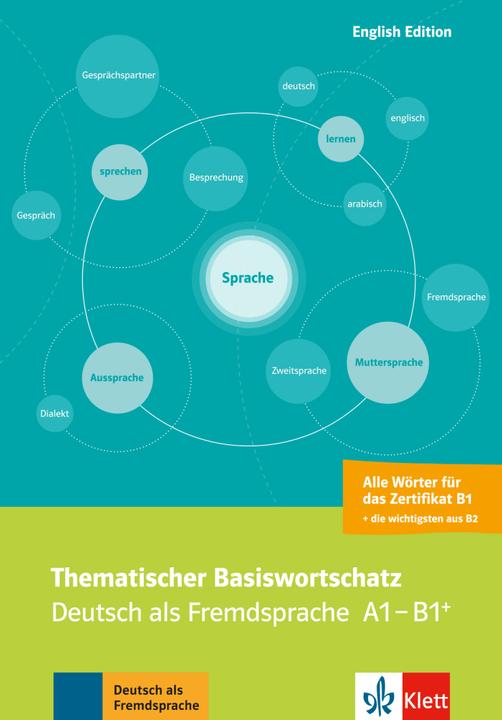 Immagine prodotto Thematischer Basiswortschatz: Deutsch als Fremdsprache A1-B1+. Mit Übersetzungen und Erläuterungen (Tedesco, 2016)