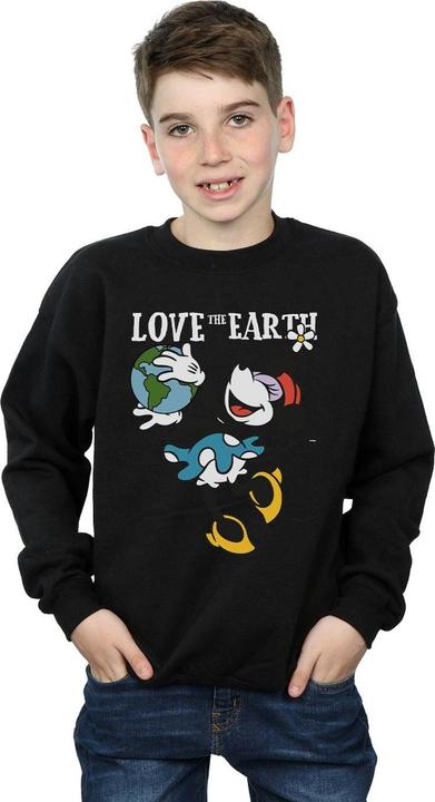 Actual product image Disney Boys Mickey Mouse Love The Earth Sweatshirt (128)