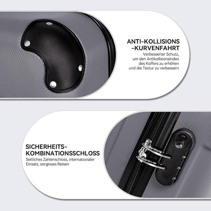 Actual product image Beibye Reisekoffer mit Zwillingsrollen (110 l, L (90 - 115l))