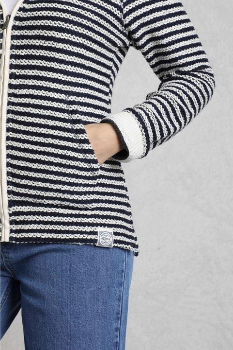 Immagine prodotto Weird Fish Fisher Felpa con Cappuccio e Zip Intera Strisce Ecologica Donna (48 D)