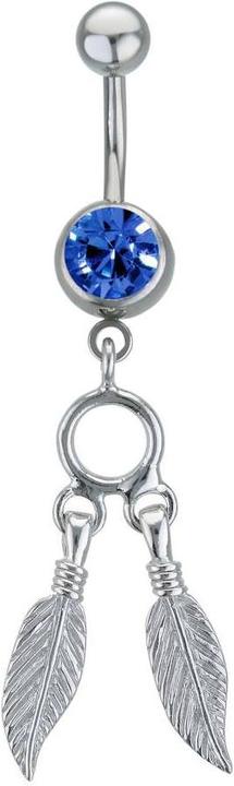 Actual product image Bijouteria Bellypiercing (Stainless steel, Brass, Crystal)