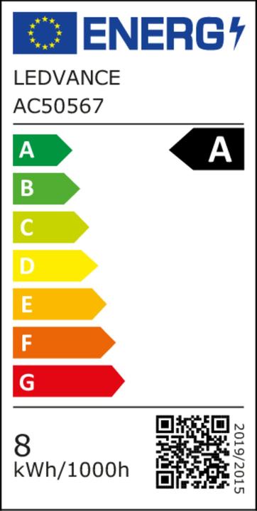 Energy Label Osram LED LAMPS ENERGY CLASS A ENERGY EFFICIENCY FILAMENT CLASSIC A 7.2W 840 Frosted E27 (E27, 7.20 W, 1521 lm, 6 x, A)