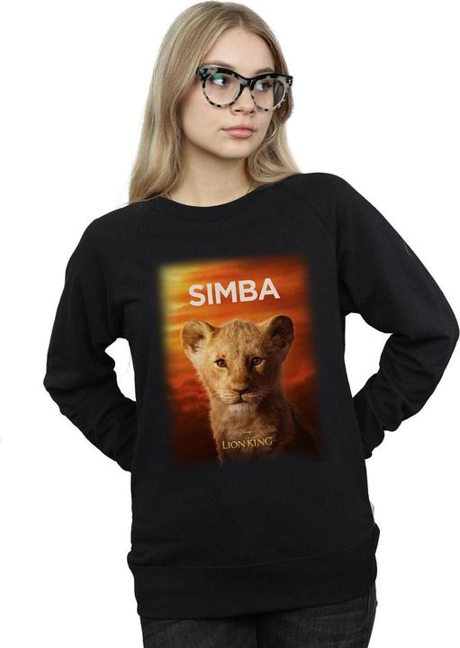 Actual product image Disney Womens/Ladies The Lion King Movie Baby Simba Poster Sweatshirt (XXL)