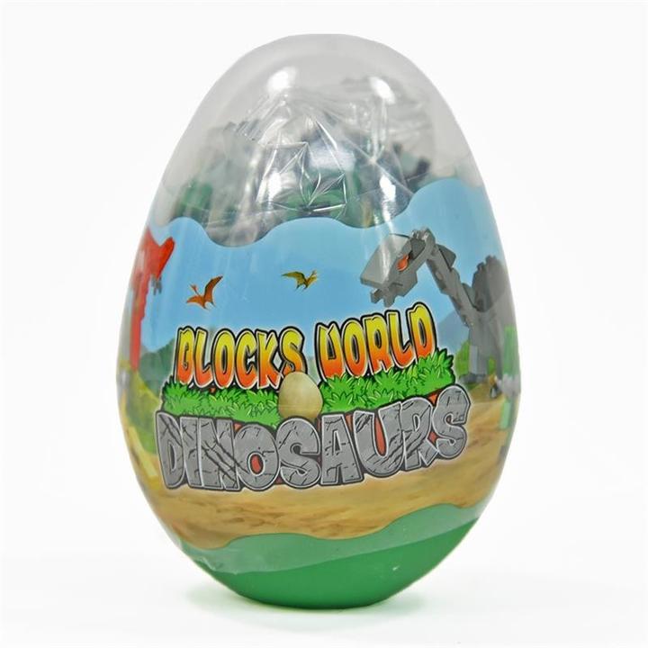 Image du produit Roost OEuf de dinosaure 5.5x5.5x8cm 70327 Blocs de construction, 6 assortis