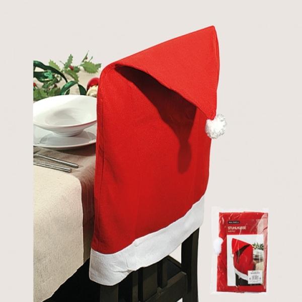 Actual product image Trend-24 Felt chair cover cap, red and white