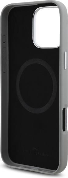 Actual product image BMW BMHMP16X23PUFWG iPhone 16 Pro Max 6.9" szary/grey hardcase Sign Full Wrapped Metal MagSafe (Apple iPhone 16 Pro Max)