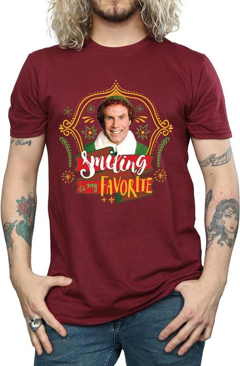 Actual product image Elf Mens Buddy Smiling T-Shirt (XXL)