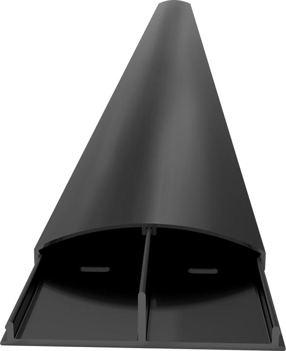 Produktbild Multibrackets Kabelkanal 75x1600, Aluminium, schwarz (Kabelkanal, 160 cm)