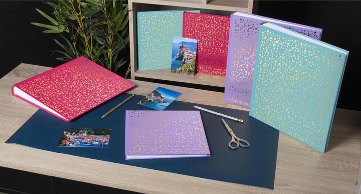 Image du produit Exacompta Album photo Plum, 250 x 250 mm, violet / or (25 x 25 cm)
