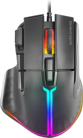 Actual product image Mars Gaming Souris Filaire Gamer Mm-Xt RGB (Noir) (Cable)