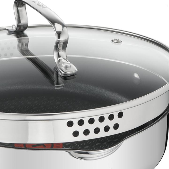 Image du produit Tefal Duetto+ (24 cm, Casserole, Acier inoxydable)