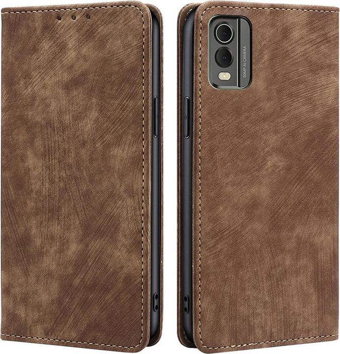 Immagine prodotto Cover-Discount Nokia C32 - Custodia con blocco RFID marrone (Nokia C32)