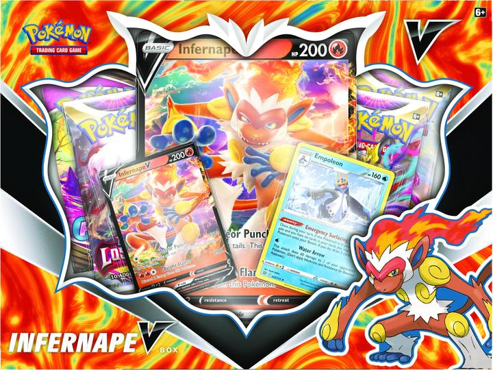 Actual product image Pokémon Infernape V Box (English, Booster display)