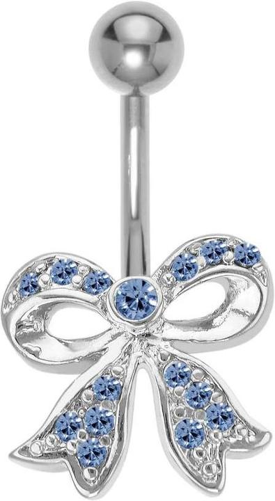 Bijouteria Bauchpiercing (Edelstahl, Kristall, Messing)