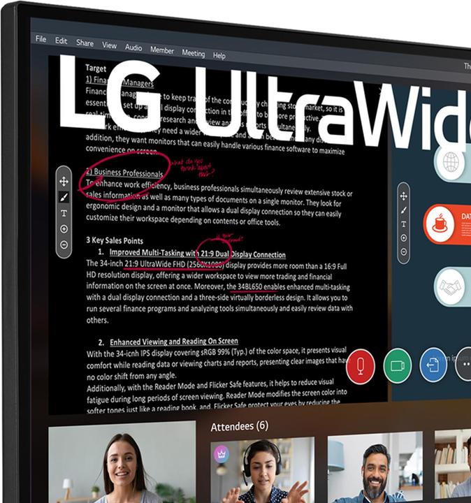 Produktbild LG 29WP500-B (2560 x 1080 Pixel, 29")