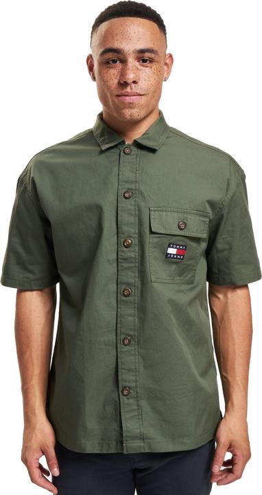 Produktbild Tommy Hilfiger Tommy Jeans Classic Solid Overshirt Kurzarmhemd - 86449 (M)