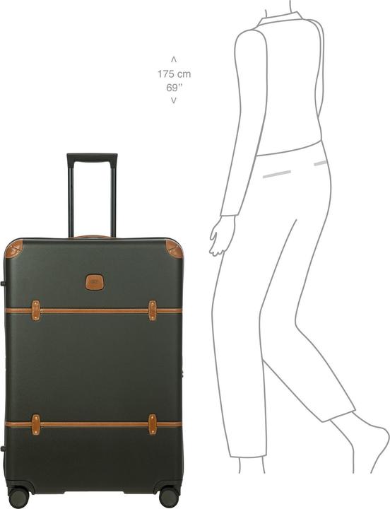 Brics Bellagio 4 Rollen Trolley 82 cm mit Dehnfalte (118 l, XL (ab 115l))