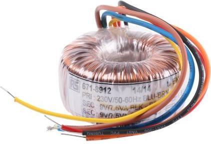 Actual product image Rs Pro Transformer Toroidal 15VA 2x9V