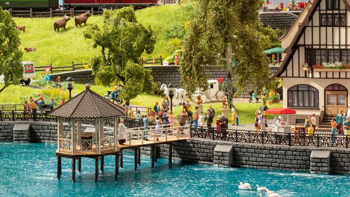 Produktbild Noch 14619 N Event-Pavillon Fischersteg
