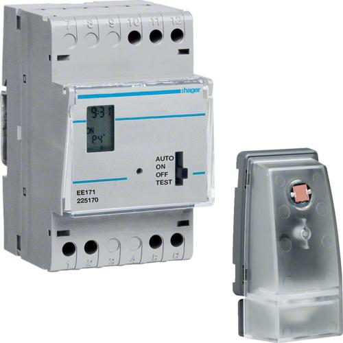 Hager Twilight switch with timer EE171