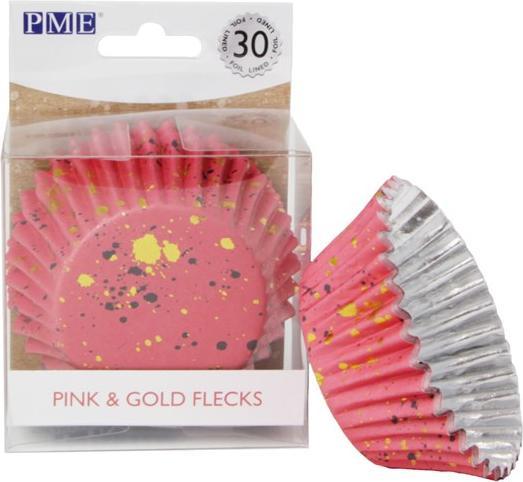 Produktbild PME Cupcake Förmchen Rosa & Gold (5 cm)