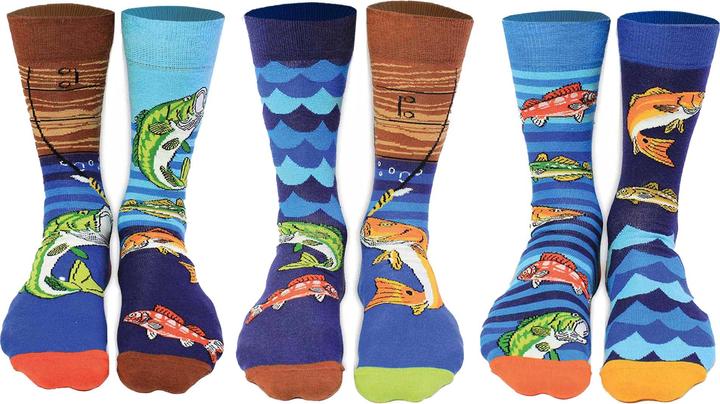 Produktbild United Oddsocks Loads of pollocks (3er Pack, 39 - 46)