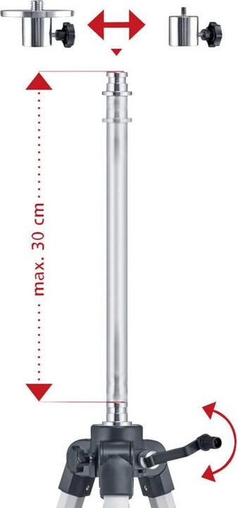 Productafbeelding Laserliner Zwengel statief (Metaal)