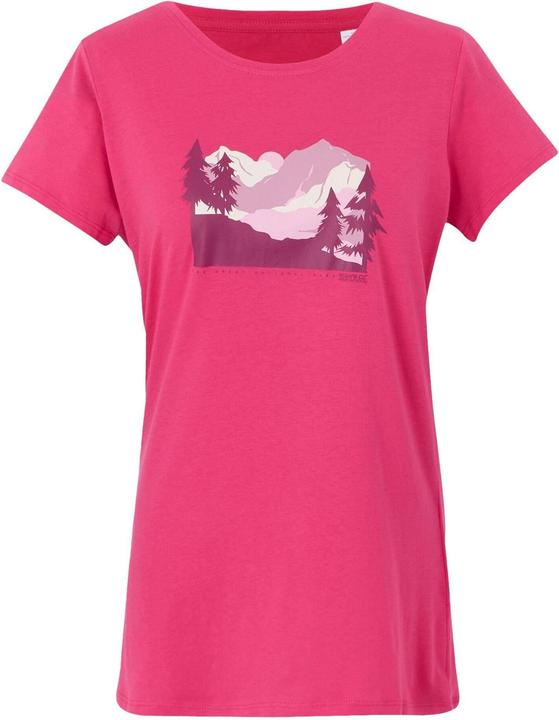 Actual product image Regatta Womens/Ladies Breezed V Pine Tree T-Shirt (34 D)