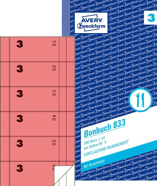 Produktbild Avery Bonbuch (50 x)