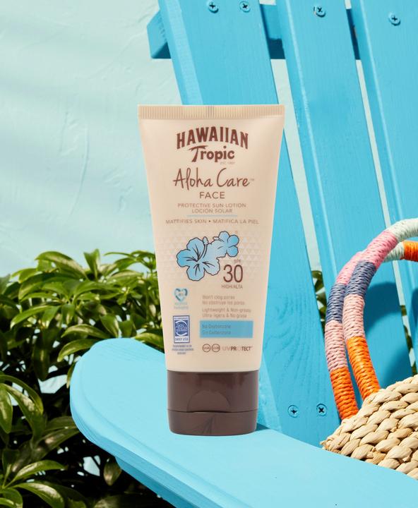 Produktbild Hawaiian Tropic ALOHA CARE FACE sun lotion SPF30 90 ml (Sonnenlotion, SPF 30, 90 ml)