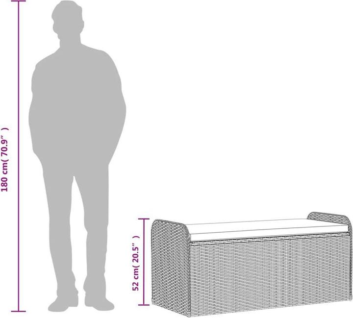 Actual product image VidaXL 10-tlg. Garten-Lounge-Set mit Kissen