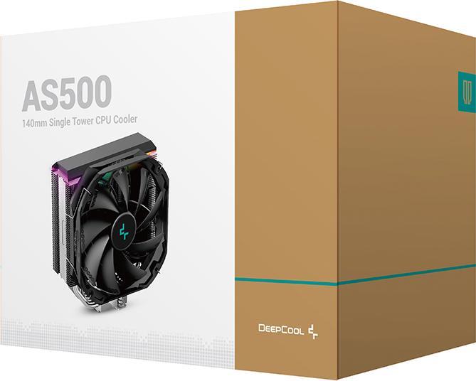 Image du produit Deepcool R-AS500-BKNLMN-G Composant de refroidissement pour ordinateur Refroidisseur de processeur 14 cm noir (159 mm)
